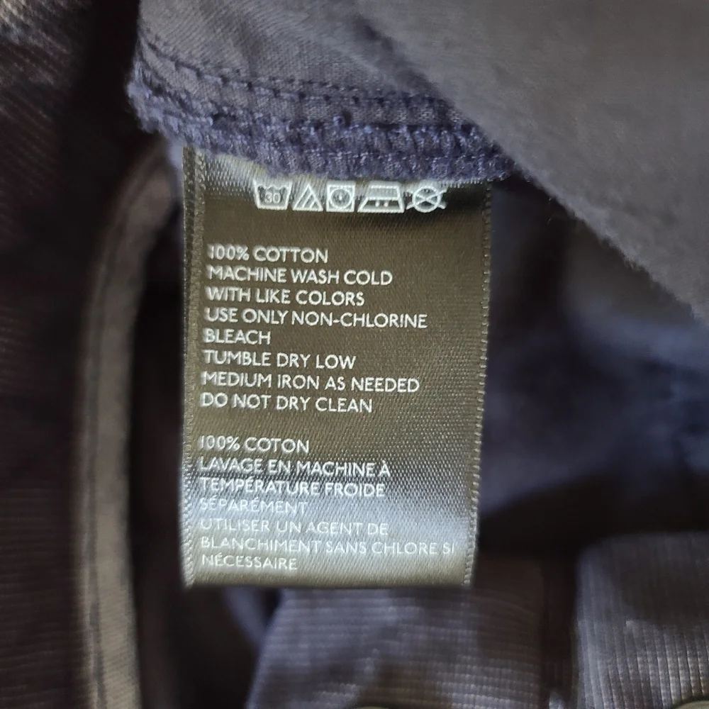 CPO Provisions Navy Slim Cotton Button Fly Trouser Pants Waist 29